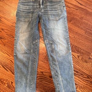 Pilcro Women's High Rise Blue Jeans